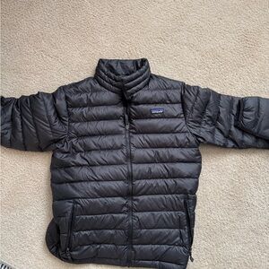 Patagonia kids down sweater black size xxl 16-18